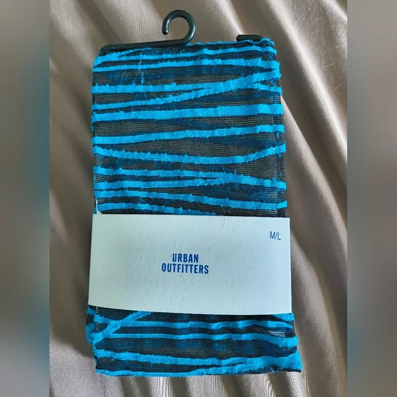 Urban Outfitters Abstract Striped Tights - Picture 1 of 2